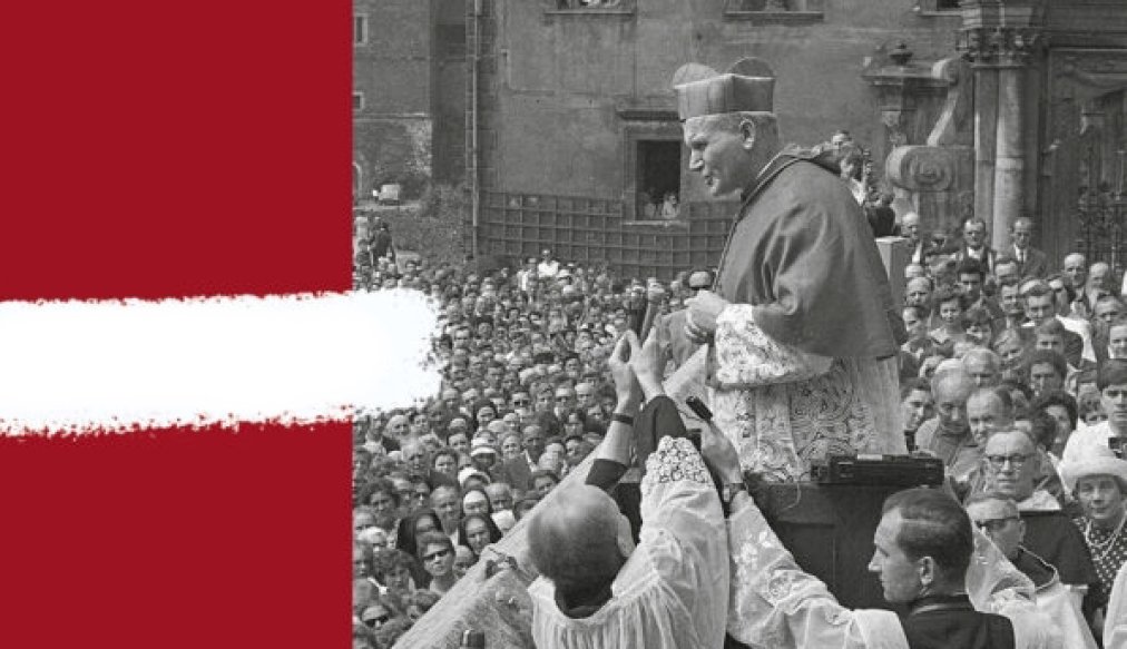 Baner konferencja Karol Wojtyła wobec wyzwań w PRL