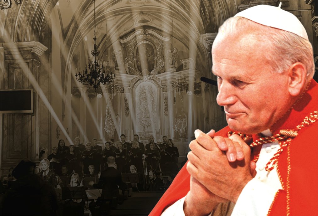 Baner koncertu "Ojczyzna nasze być i nasze mieć"