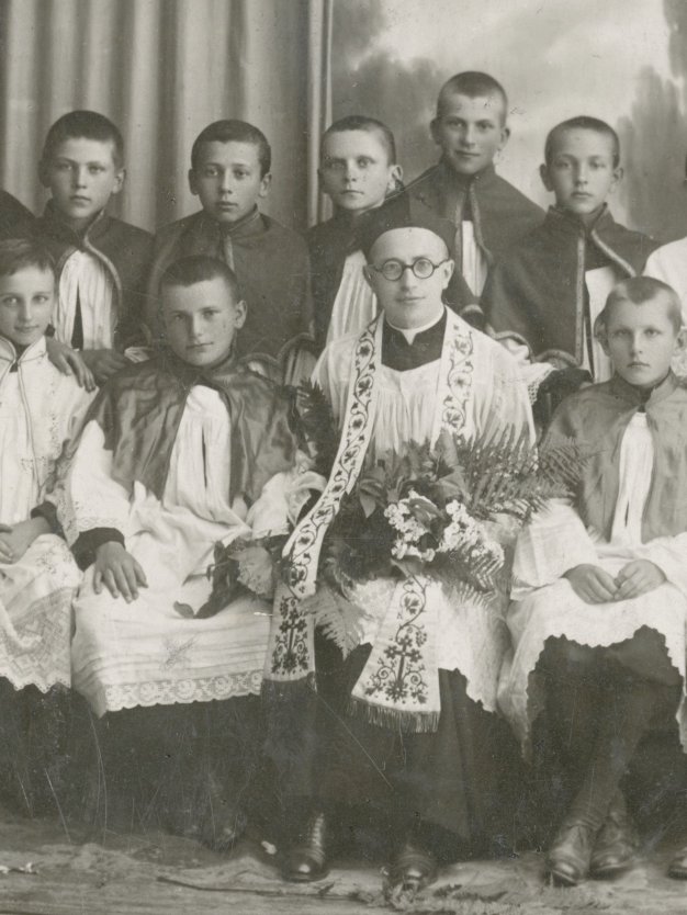 Fr. Figlewicz with Karol Wojtyła